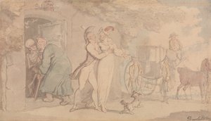 Il mausoleo da Thomas Rowlandson